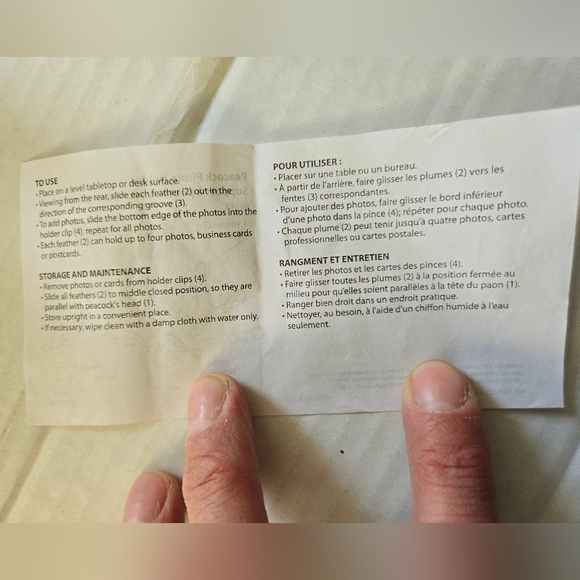 Perfect Solutions Peacock Photo Holder - Picture 12 of 12